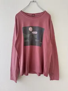 used クレイジーシャツ クリバンキャット ロンT 古着 猫