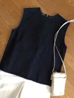 美品　Mila Owen デニム ノースリーブ トップス