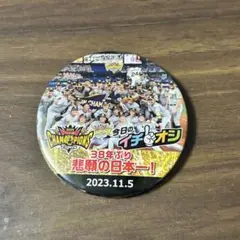 阪神タイガース　リーグ優勝　イチオシ缶バッジ　1点　缶バッチ