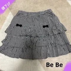 ⭐︎BeBe ⭐︎ギンガムチェック フリルスカー
