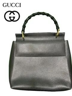 GUCCI グッチ ハンドバッグ ワンショルダー バッグ バンブー ITALY製