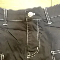 ブラック フレアスカート 大きなポケット付き