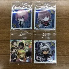 4枚セット　Fate/Grand Order シール　ウエハース フェイト