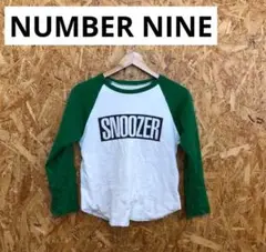 ナンバーナイン SNOOZER長袖Tシャツ ナンバーナイン snoozer Tシャツ