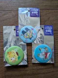動物キャラクター缶バッジ3個セット