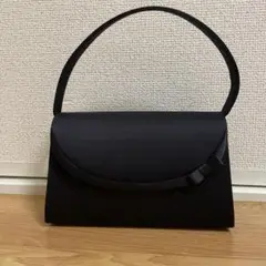 ブラックフォーマルバッグ リボン付き