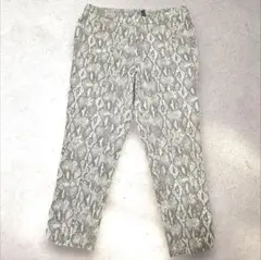 ISAAC MIZRAHI LIVE! ヘビ柄パンツ US 14 ゴムウエスト