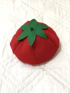 トマト帽子　ハーフバースデー　キューピー