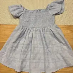 水色　ベビー　ワンピース　SHEIN 80