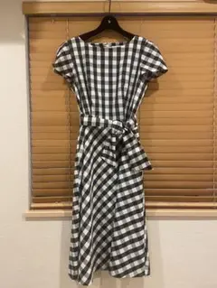 美品★KOJI WATANABE★ギンガムチェックワンピ★デザイナーズ