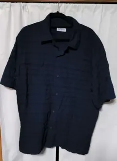 Louis Chavlon　ネイビー 半袖シャツ