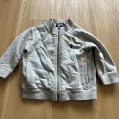 Polo by Ralph Lauren グレー ジップアップトレーナー 80