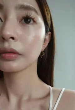 完売品 mini heart fake pierce ゴールド