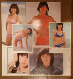 大場久美子　ピンナップポスターetc　6枚