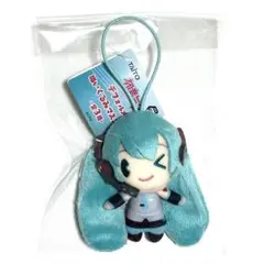 新品タグ付き 初音ミク デフォルメ ぬいぐるみ マスコット プライズ 匿名発送