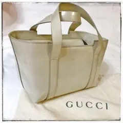 ☆GUCCI☆グッチ☆エナメル・ハンドバッグ☆レア!☆