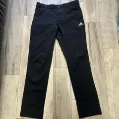 adidas ゴルフパンツ 黒　春夏用
