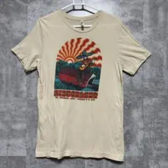 Hinterland イベントTシャツ　アート柄　ギター　両面プリント