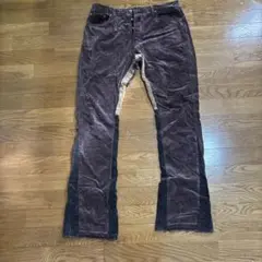 mnml コーデュロイ フレアパンツ