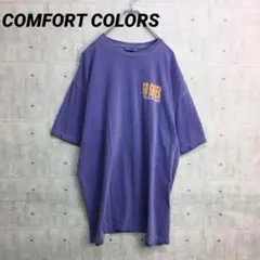 x0011 COMFORT COLORS Tシャツ 紫 XL ゆるだぼ
