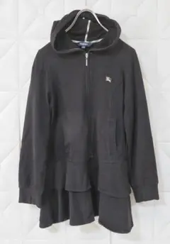 Burberrys バーバリー キッズ用 ジップアップ パーカー 140A 黒