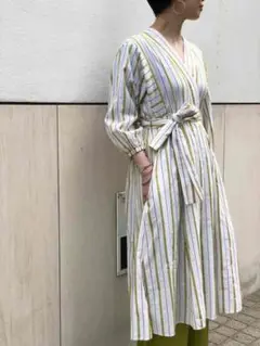 美品 フォルテ フォルテ ラップワンピース