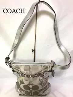 COACH コーチ ショルダーバッグ ブランド シルバー お洒落 レディース