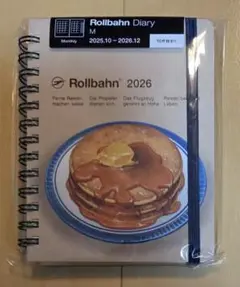 ロルバーンダイアリー2026 Mサイズ　アメリカンスイーツ　ホットケーキ