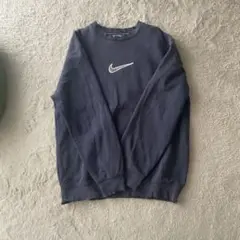 Nike ネイビー クルーネック トレーナー