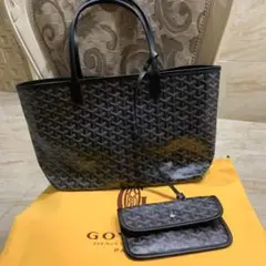 GOYARD ゴヤールサンルイ PM トートバッグ ブラック