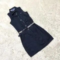 バーバリーブルーレーベル　Burberry　ワンピース　フレア　膝丈　チェック