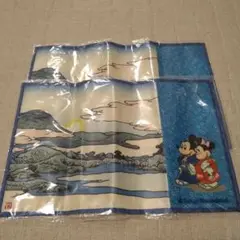 ディズニーランド　ランチョンマット　和服　ミッキー　ミニー　2枚セット