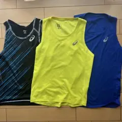 ASICS 陸上　シングレット　3枚セット！！