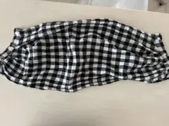 チェックネック ウォーマー 日除　オーガニック　コットン　フェリシモ