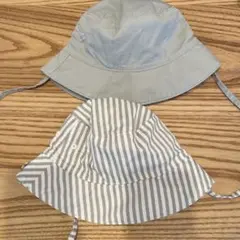 H&M ベビー帽子　ハット　2-6month 2点セット