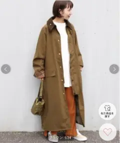 journal standard別注 BURGHLEY バブアー ロングコート