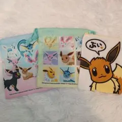 ポケモン イーブイズ 進化系 ポーチ 巾着