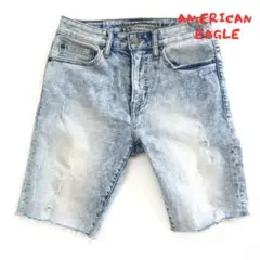 【AMERICAN EAGLE】 アメリカンイーグル　ショート　デニム　0135