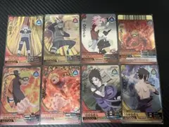 ナルティメットクロス8枚セット　うずまきナルト・うちはイタチ・春野サクラ・ヤマト