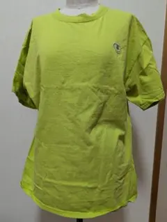 Champion　チャンピオン　 蛍光グリーン　メンズ　サイズL　Tシャツ