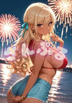 ◆いちか◆A4サイズ ポスター AIイラスト 最高画質 アニメ セクシー 13