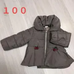 しまむら 中綿コート さくらんぼ 100 アウター