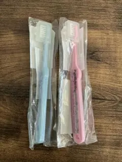 【新品】子供用歯ブラシ 2本セット ブルー&ピンク