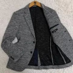 極美品✨コムサメン ニュージャージージャケット ストレッチ 袖裏メッシュ S