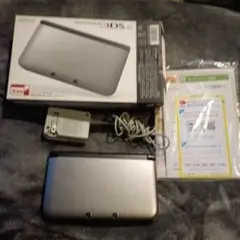 New 3DS LL シルバー 本体 ACアダプター付き
