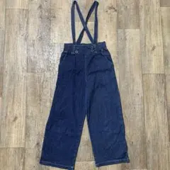女の子　ワイドデニムパンツ　160㎝
