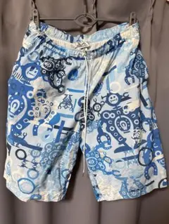 エルメス　スイムパンツ　水着　ショートパンツ　総柄  巾着ポーチ付き　L 楽天市場】レディース 水着 S/M/L ショートパンツ レース 花柄