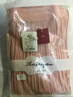レディースロングプリーツスカートパンツ　Ｌ 新品