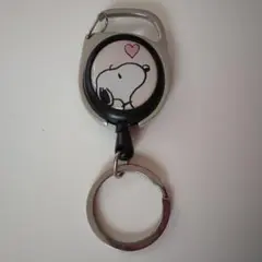 スヌーピー のびるリールキーホルダー