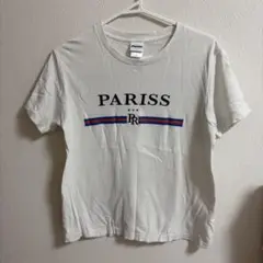 PARISS ロゴ Tシャツ ホワイト